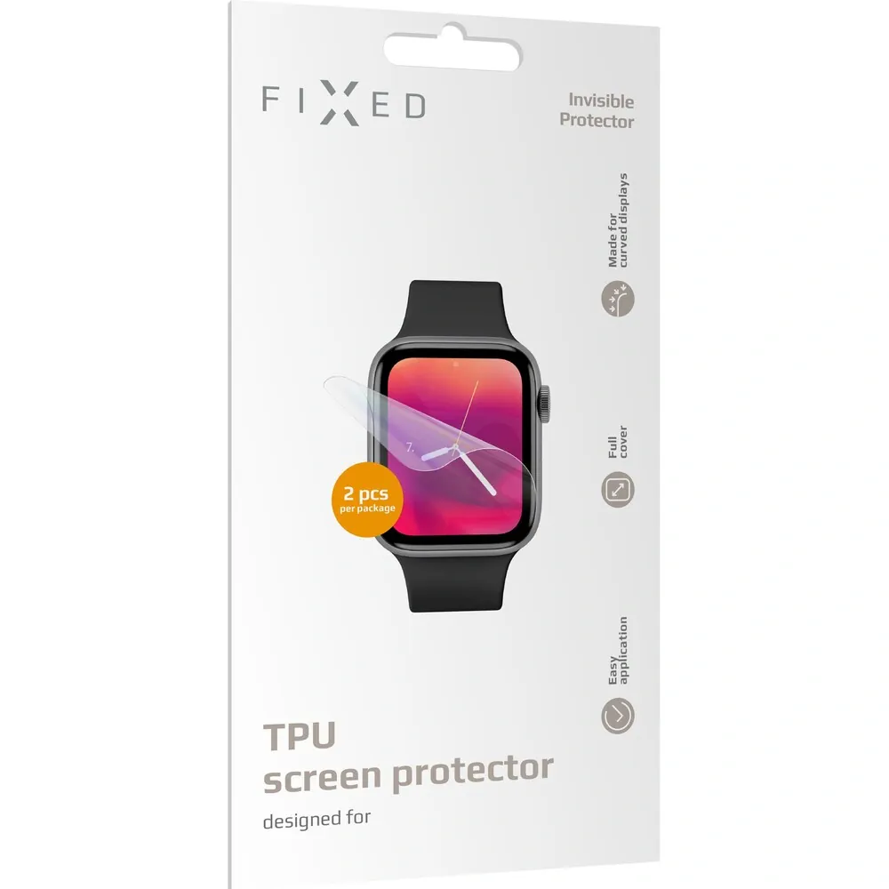 FIXED Invisible Protector TPU folie na displej pro Xiaomi Mi Band 5 / 2ks v balení FIXIP-637