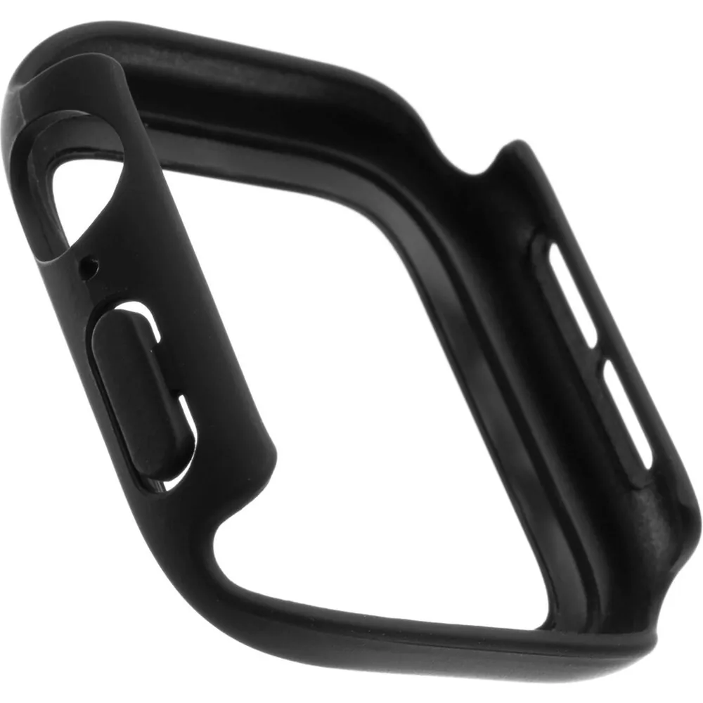 Ochranné pouzdro FIXED Pure+ s temperovaným sklem pro Apple Watch 40mm, černé, FIXPUW+-436-BK