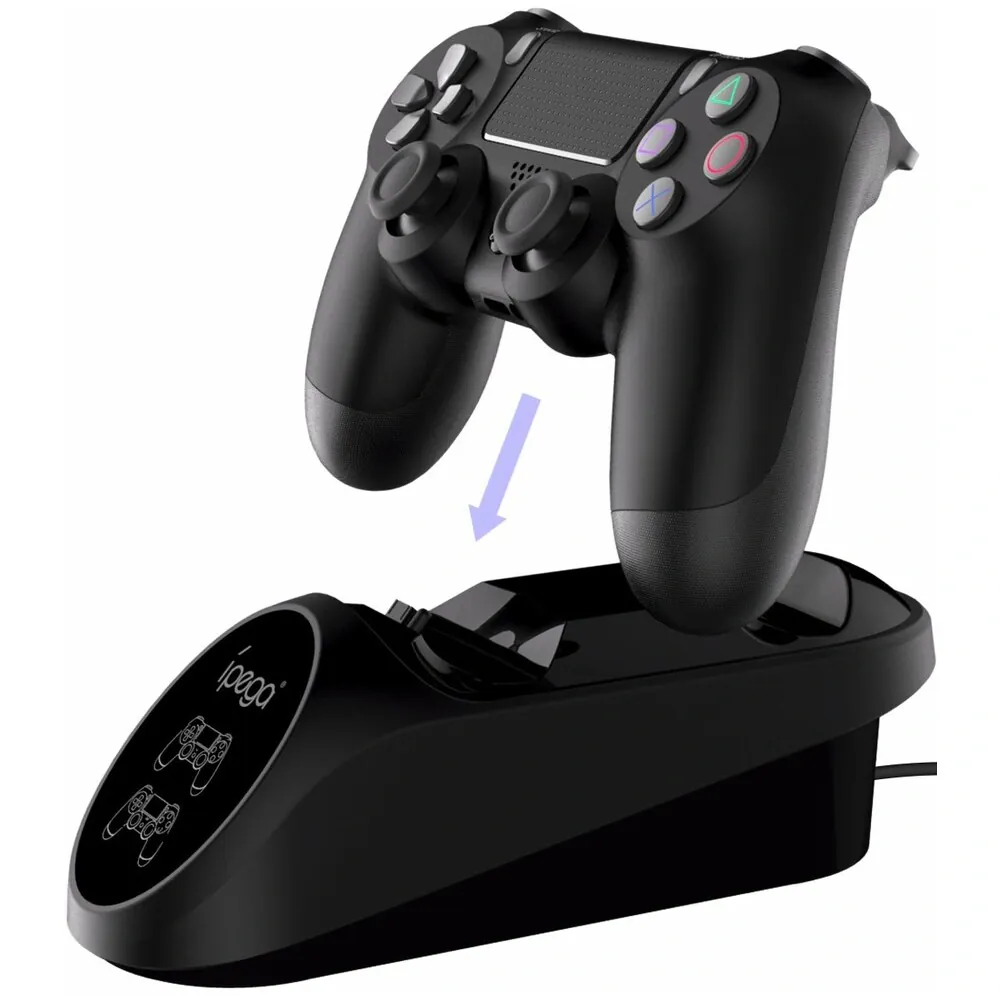 iPega dvojitý nabíjecí dok pro PS4 ovladače