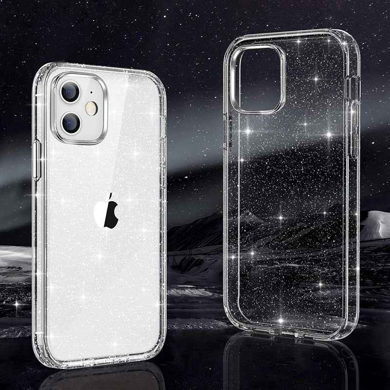 Glitrový kryt na mobil Crystal Glitter pro Xiaomi Redmi Note 11/Note 11S , stříbrný