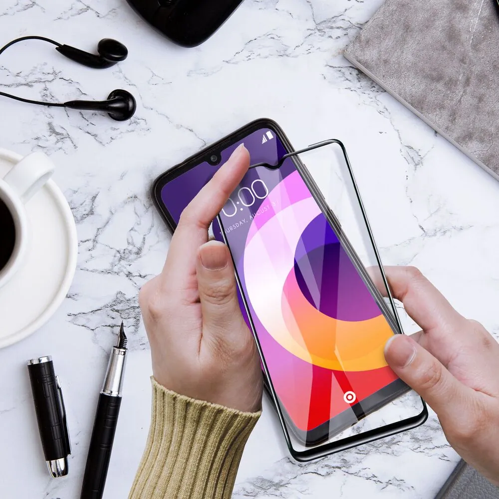 5D Tvrzené sklo Full Glue Ceramic pro Samsung Galaxy A34 5G , černé 5903396252914