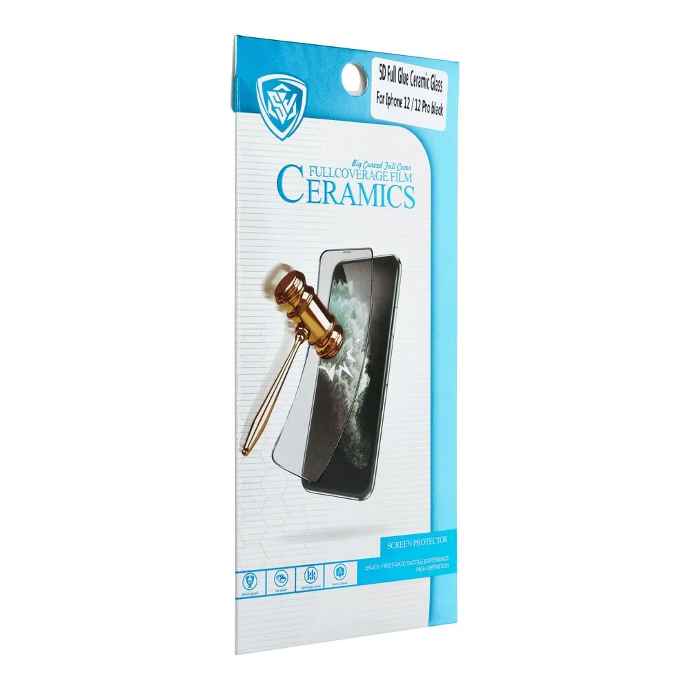 5D Tvrzené sklo Full Glue Ceramic pro Samsung Galaxy A34 5G , černé 5903396252914