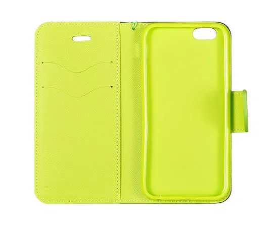 pouzdro Fancy Book Samsung Galaxy A11/M11 , modrá s limetkou