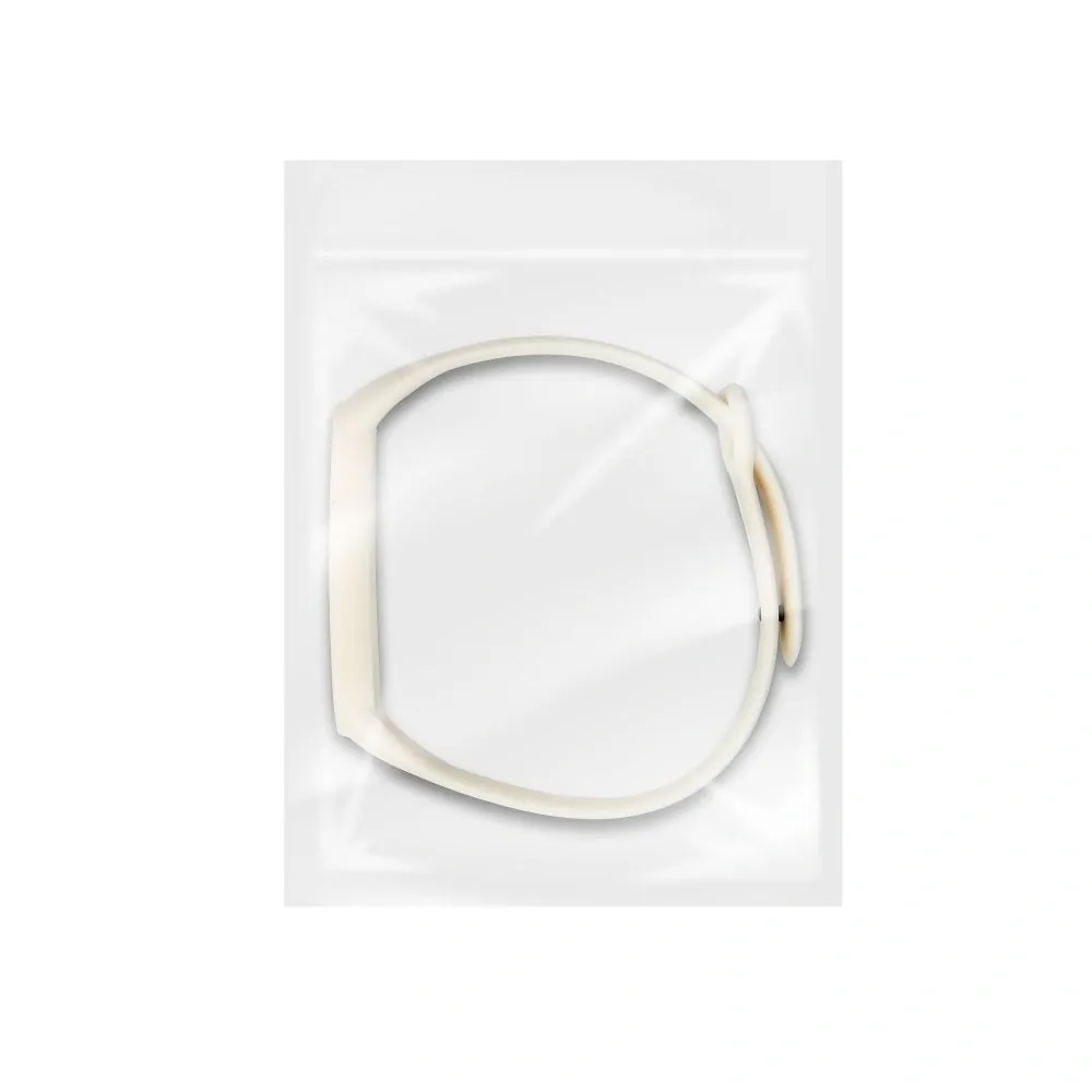 Náhradní silikonový náramek pro smartband Xiaomi Mi Band 5 / 6 / 7 / 8 , Písková  5903396176272