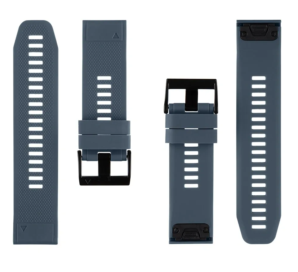 Tactical 683 Silikonový Řemínek pro Garmin Fenix 5X/6X/7X QuickFit 26mm Rock Cyan 8596311120695