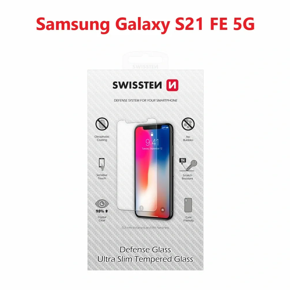 ochranné temperované sklo swissten pro samsung g990 galaxy s21 fe 5g re 2,5d