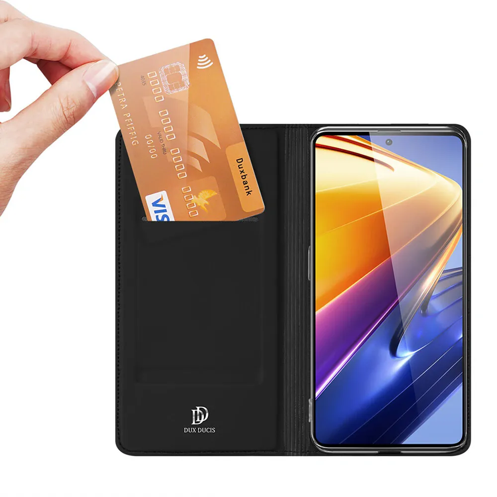 Dux Ducis Flipové pouzdro SKIN Pro na Xiaomi Poco F4 GT , černá,  6934913037331