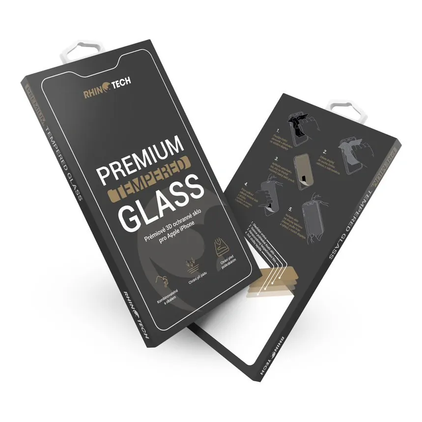 RhinoTech Tvrzené ochranné 3D sklo pro Apple iPhone 13 Mini 5.4''