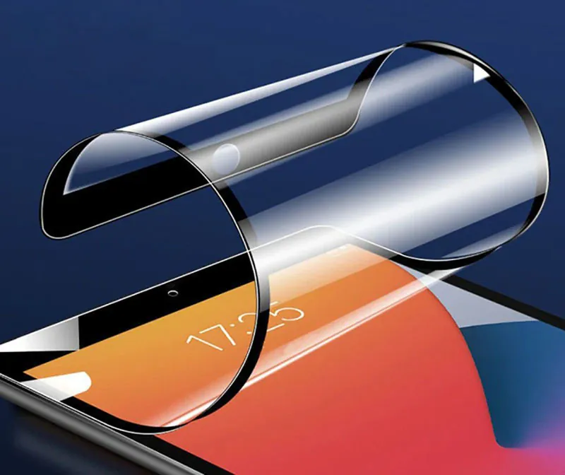 5D tvrzené sklo, keramické a pružné pro  IPAD AIR 10,9 "palců,  černé 5900217897187