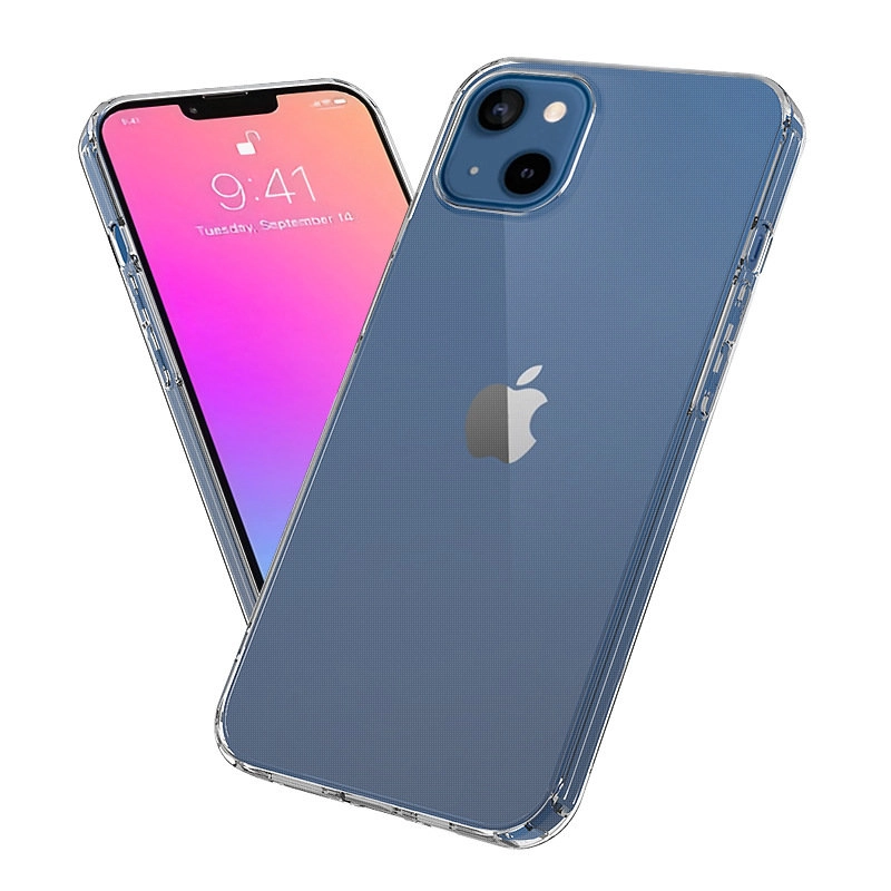 Forcell Ultratenké TPU gelové pouzdro 0,5mm pro iPhone 13 průhledný,  9111201944107