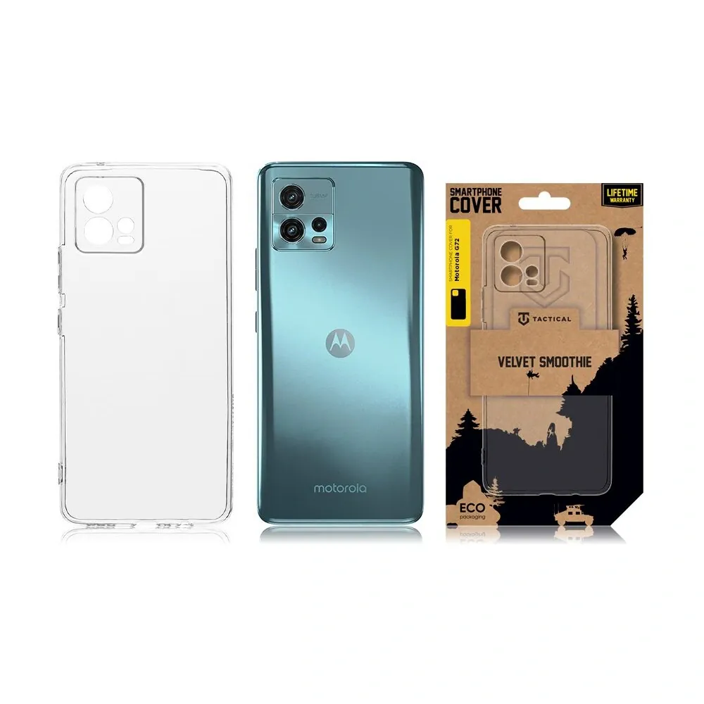 Tactical TPU Kryt pro Motorola G72 čirý, 8596311200632