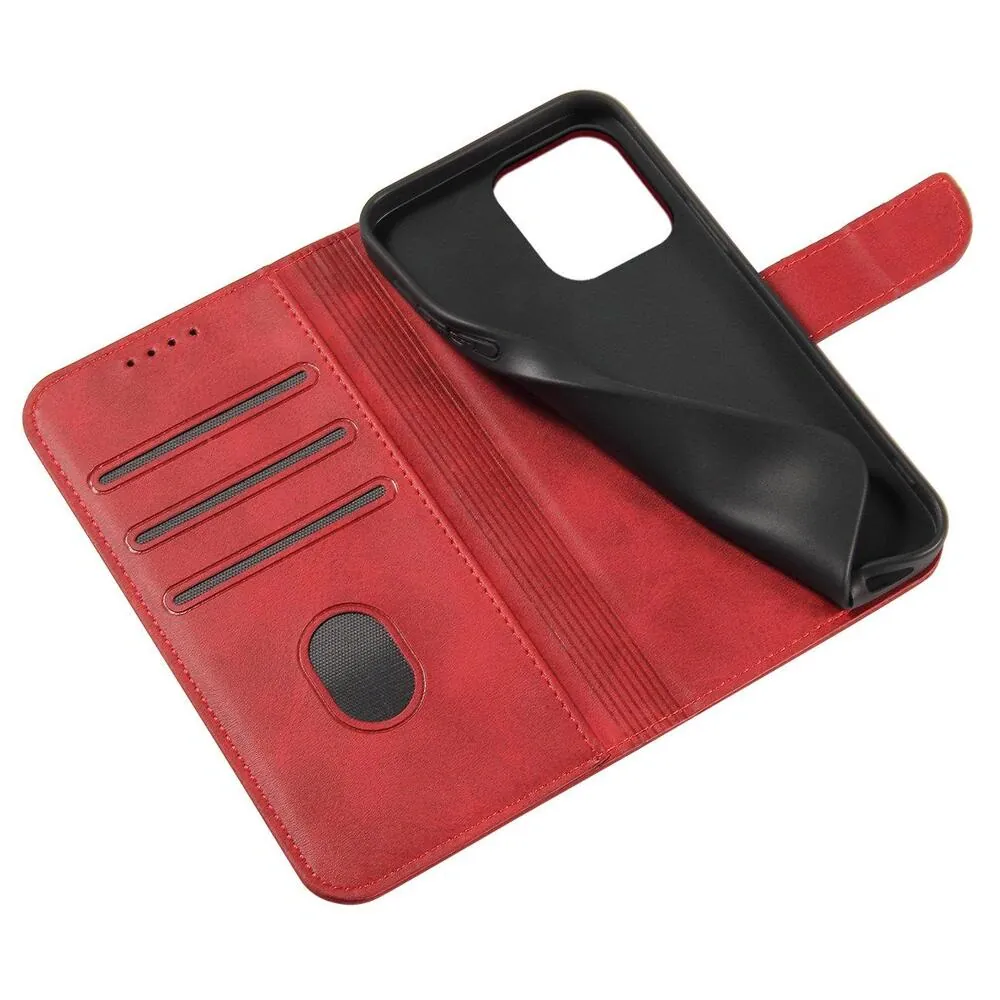 Forcell Magnet Case pouzdro Samsung Galaxy A23 5G , knížkové s uzavírací klapou, červená, 9145576263945