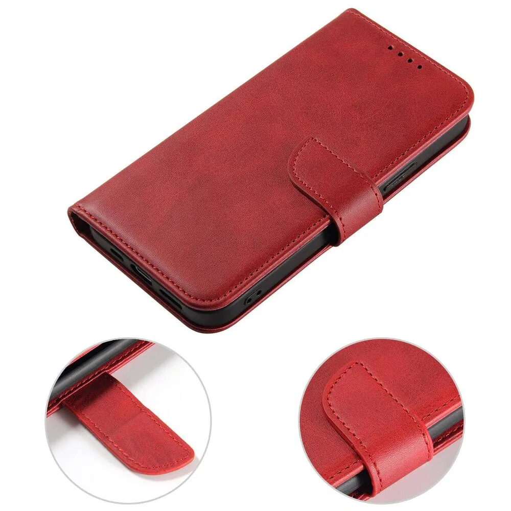 Forcell Magnet Case pouzdro Samsung Galaxy A23 5G , knížkové s uzavírací klapou, červená, 9145576263945