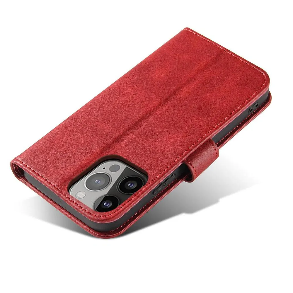 Forcell Magnet Case pouzdro Samsung Galaxy A23 5G , knížkové s uzavírací klapou, červená, 9145576263945