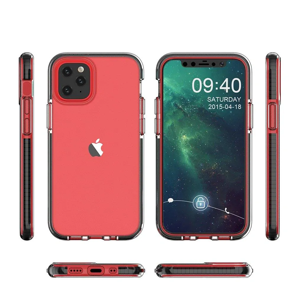 Forcell Ultratenké TPU pouzdro 0,1mm s barevným rámečkem pro iPhone 13 mini , černá, 9145576232781
