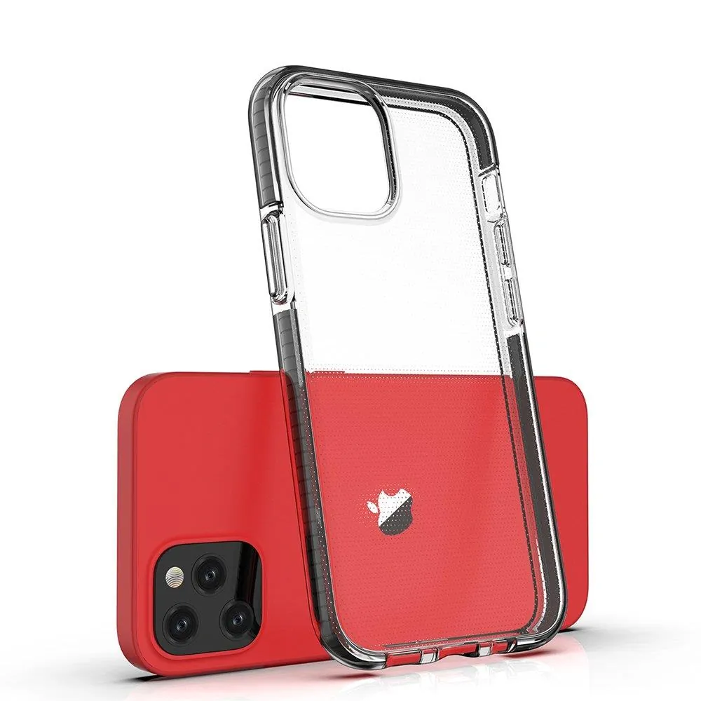 Forcell Ultratenké TPU pouzdro 0,1mm s barevným rámečkem pro iPhone 13 mini , černá, 9145576232781