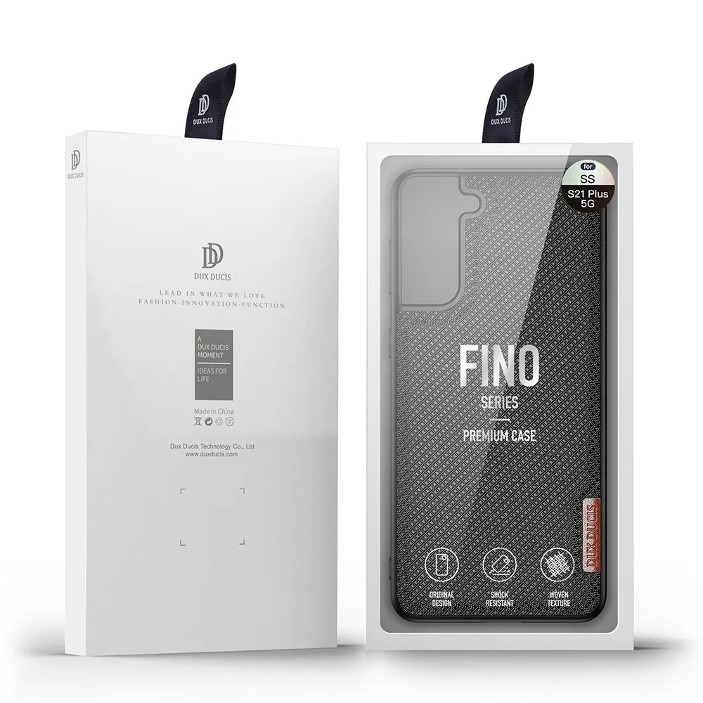 Luxusní pouzdro Dux Ducis Fino Nylon , Samsung Galaxy S21+ 5G (S21 Plus 5G) , černá