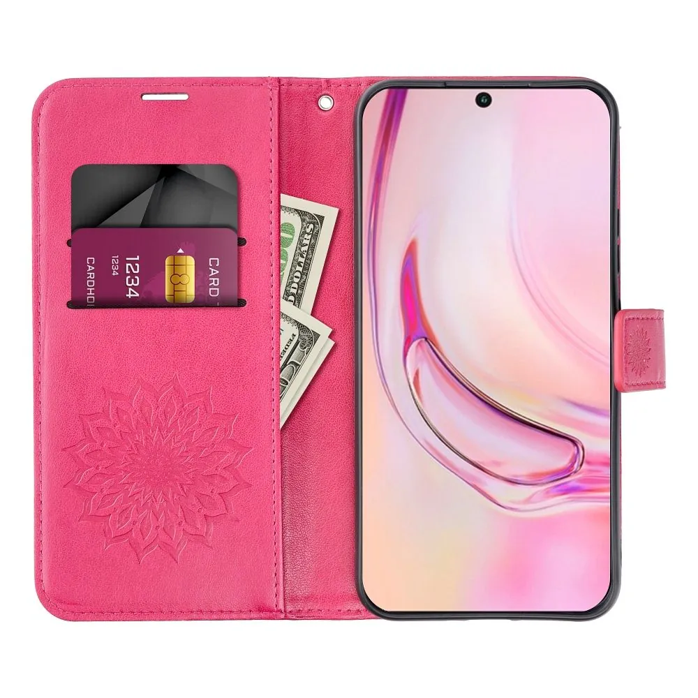 Forcell Pouzdro flipové MEZZO Book XIAOMI Redmi NOTE 12 PRO Plus 5G mandala magenta 5903396209949