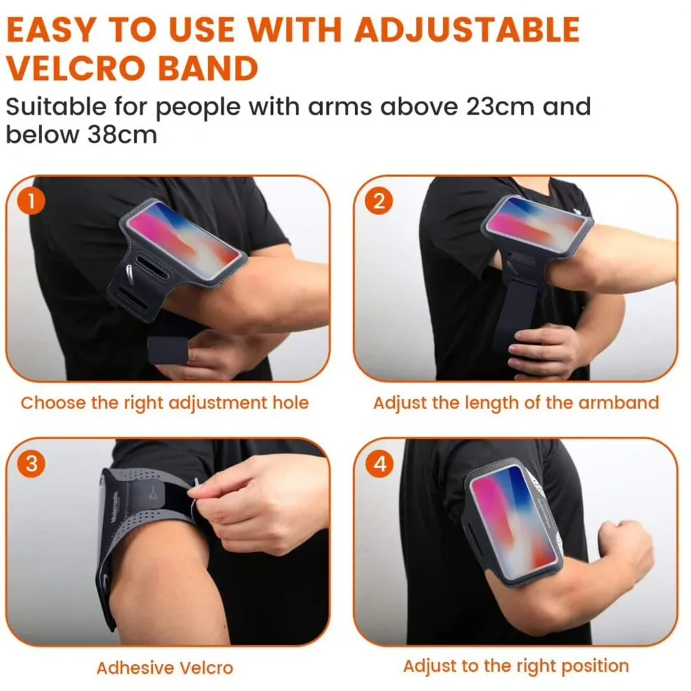 Armband sportovní pouzdro 6" zelené