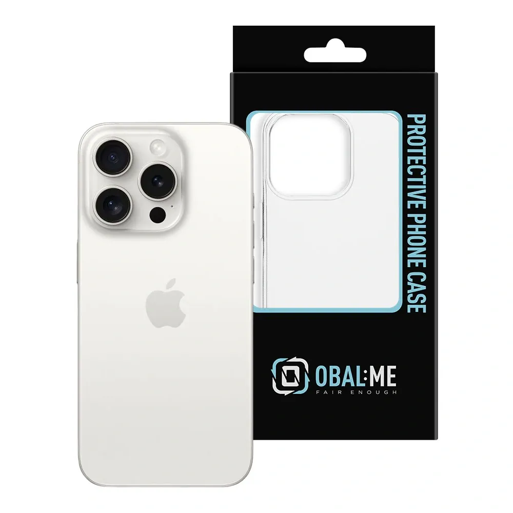 OBAL:ME TPU Kryt pro Apple iPhone 16 Transparent 8596311261244
