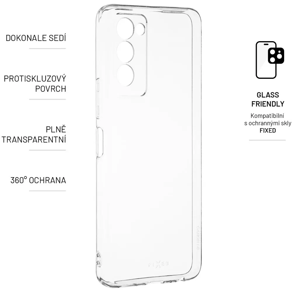 FIXED TPU kryt Tecno Camon 18/Camon 18 P čirý, FIXTCC-969