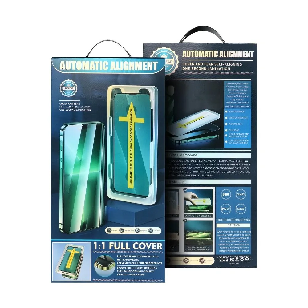 eMOBILKY 5D Full Glue tvrzené sklo iPhone Xr/11 černé + aplikátor, 5903396254758