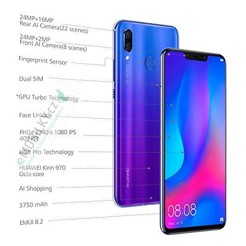 Huawei Nova 3 4/128GB Dual SIM, Airy Blue, CZ
