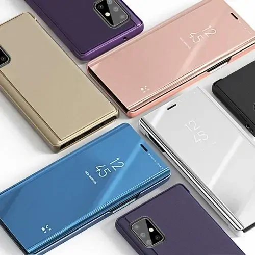 Pouzdro Clear View pro Xiaomi Redmi Note 9, černé