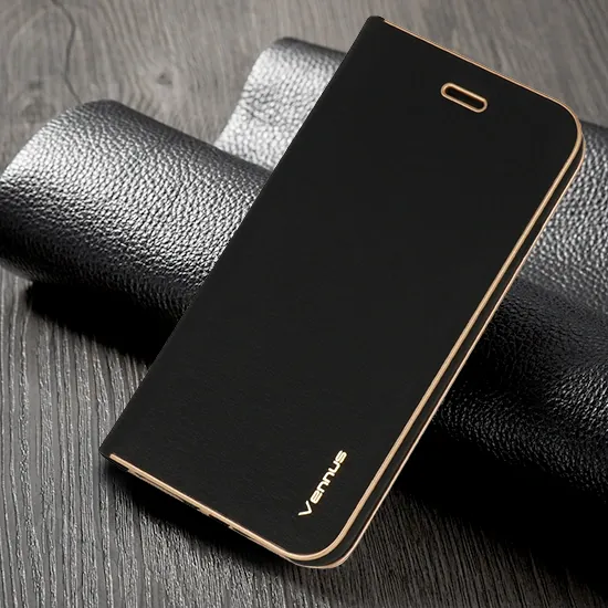 Knížkové pouzdro Vennus Book s rámem Samsung Galaxy A40 , černá 5900217299325