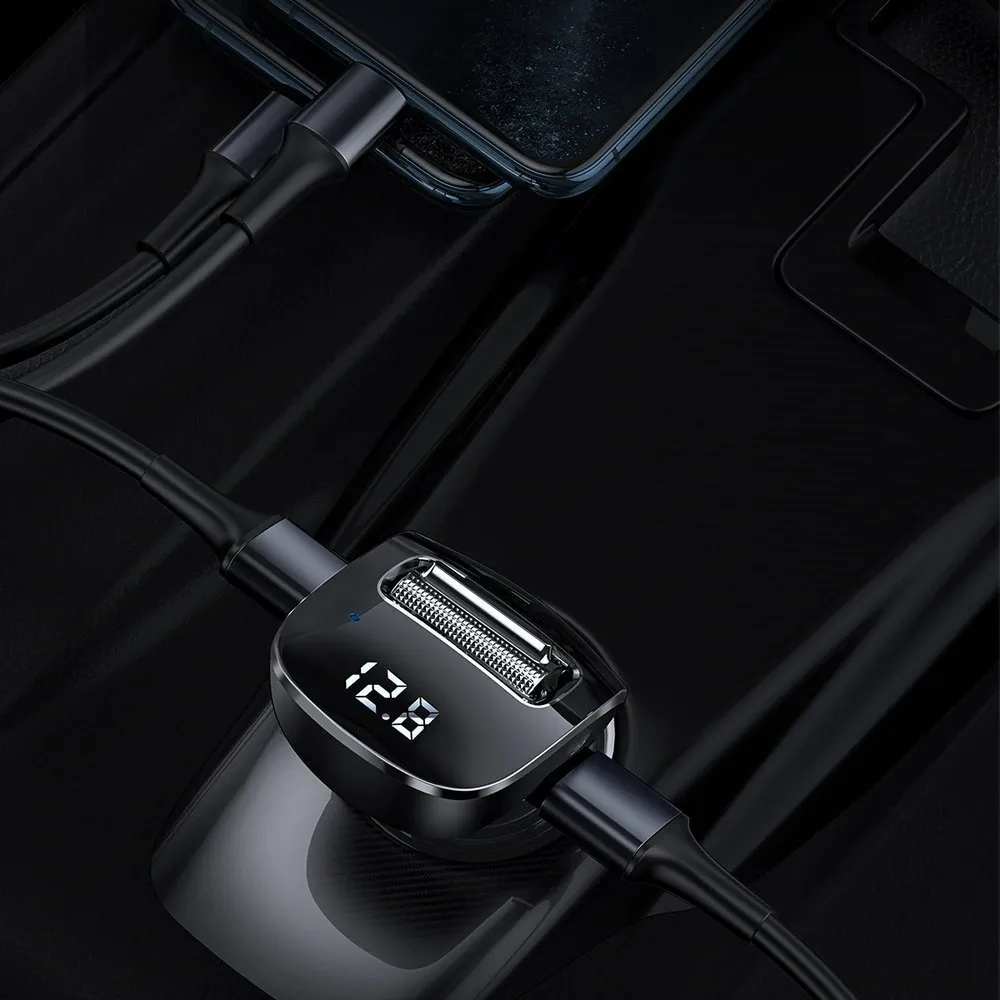 Baseus F40 FM transmitter s USB nabíječkou + AUX CCF40-01