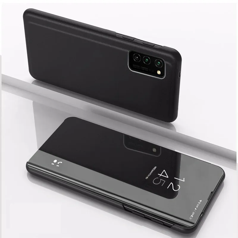 flipové pouzdro Clear View pro Samsung Galaxy A32 5G / A13 5G , černá
