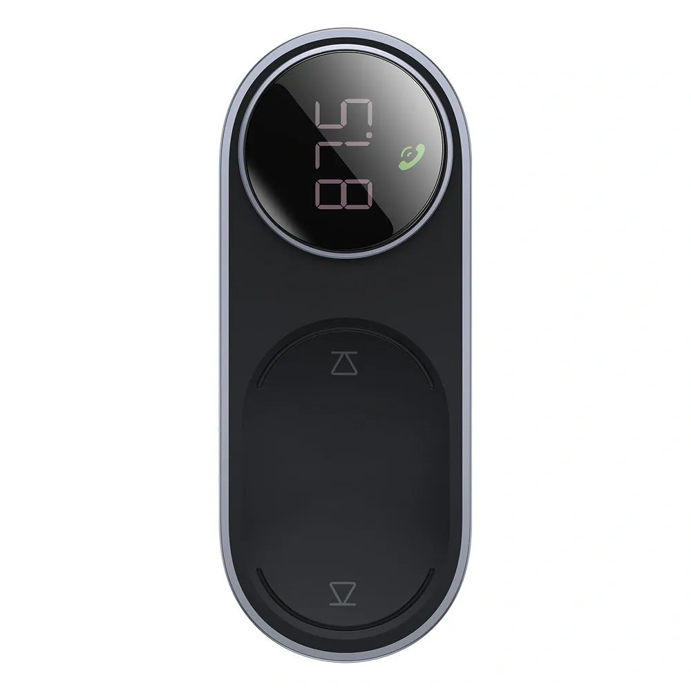 Baseus solar car wireless MP3 music player FM transmitter Bluetooth 5.0 750mAh (TF card / USB / AUX) černá (CDMP000001)