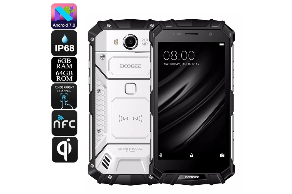 Doogee S60 6GB/64GB, DualSIM, CZ LTE, stříbrný