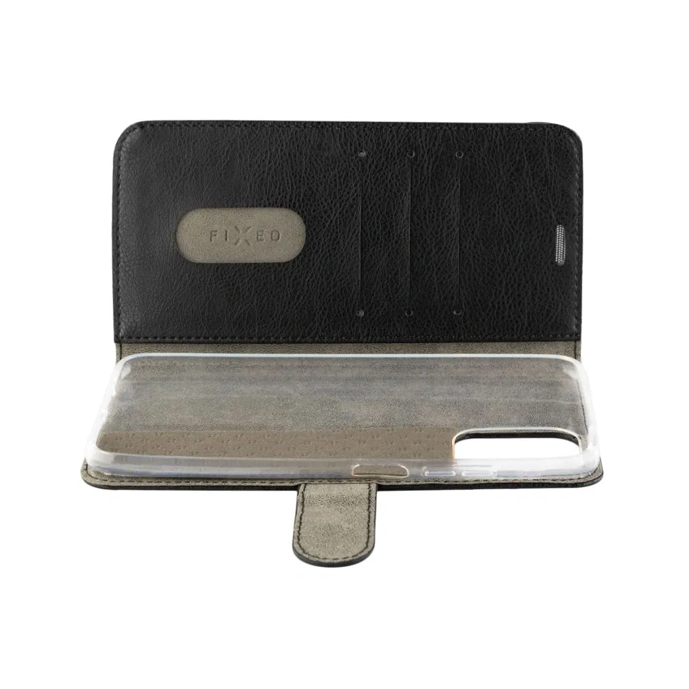 Pouzdro typu kniha FIXED Opus pro Xiaomi POCO M5s, černé FIXOP3-1031-BK