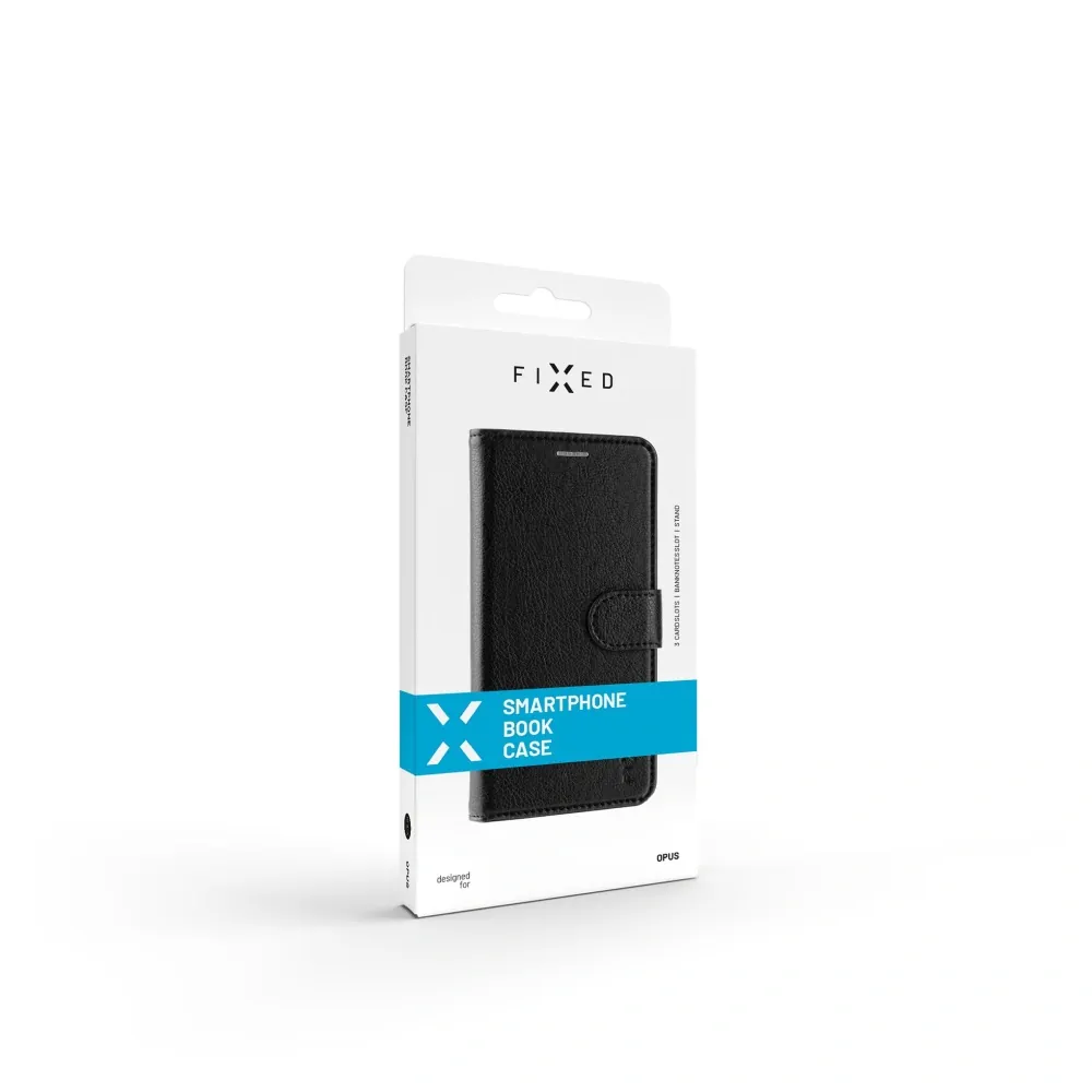 Pouzdro typu kniha FIXED Opus pro Xiaomi POCO M5s, černé FIXOP3-1031-BK