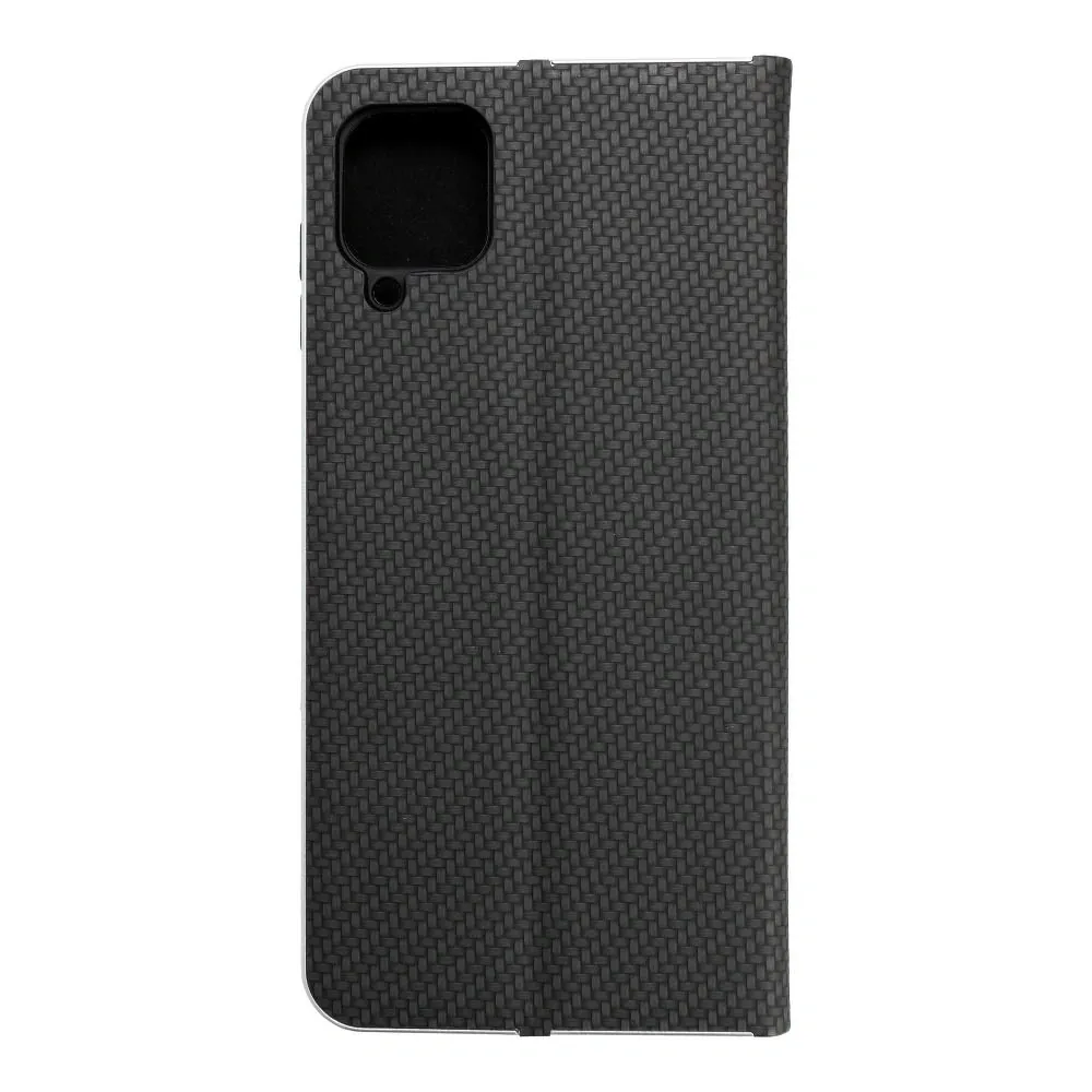 Forcell Pouzdro LUNA Book Carbon pro SAMSUNG A12 , černé 5903396091155