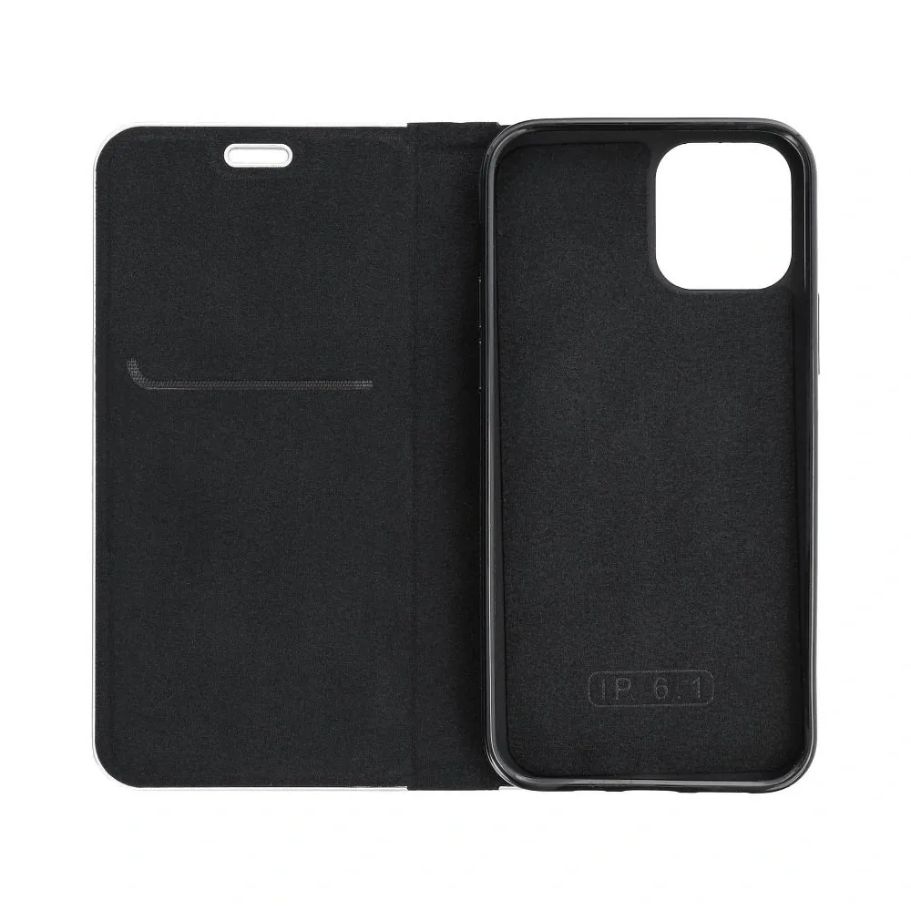Forcell Pouzdro LUNA Book Carbon pro SAMSUNG A12 , černé 5903396091155
