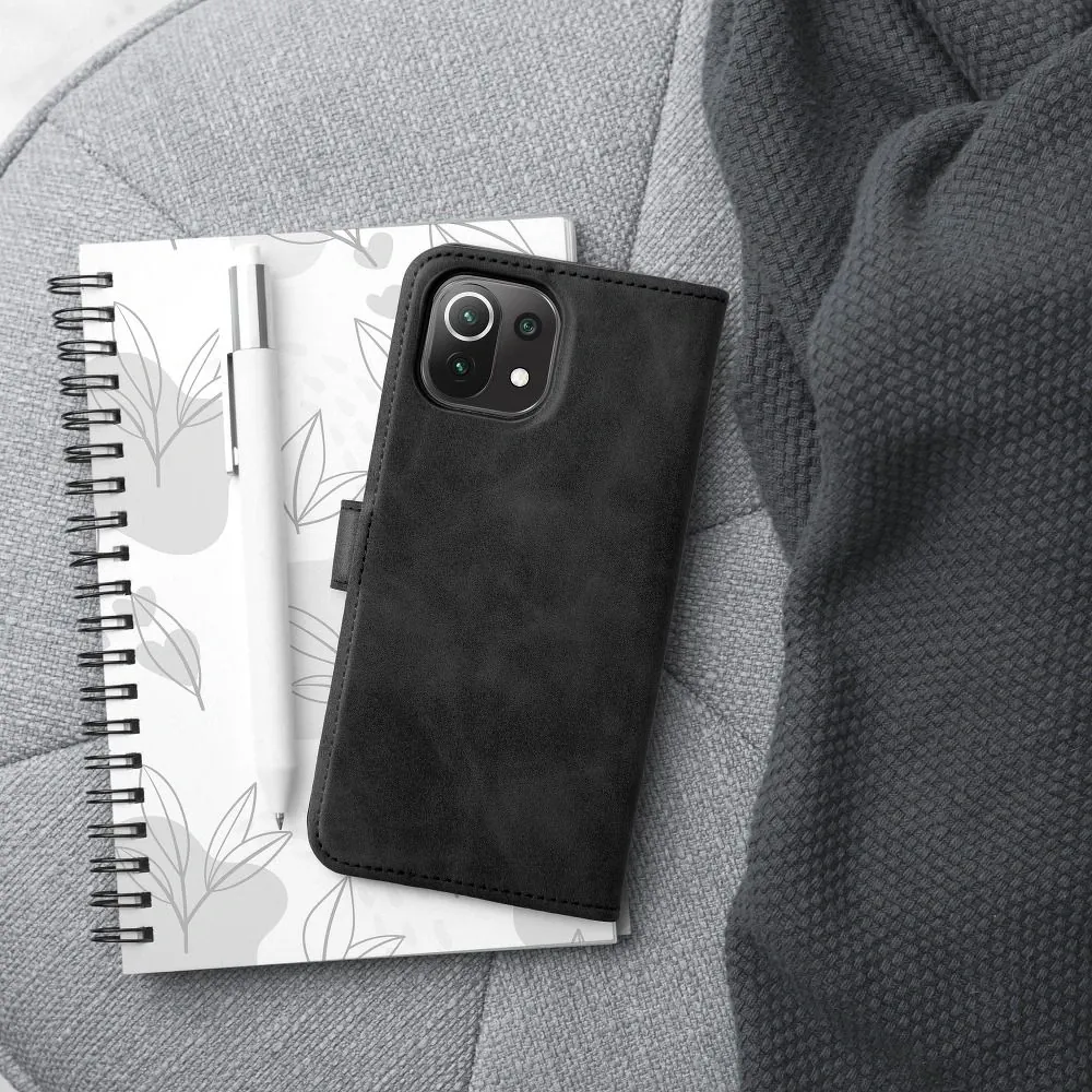 Forcell Pouzdro Flipové TENDER Book Case pro XIAOMI Mi 11 Lite 5G / Mi 11 Lite LTE ( 4G ) / Mi 11 Lite NE , černé 5903396140167