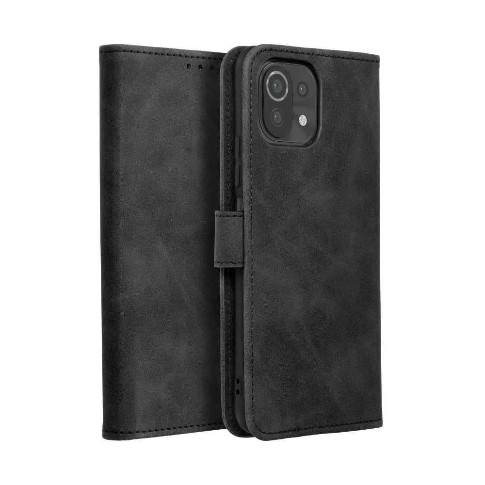 Forcell Pouzdro Flipové TENDER Book Case pro XIAOMI Mi 11 Lite 5G / Mi 11 Lite LTE ( 4G ) / Mi 11 Lite NE , černé 5903396140167