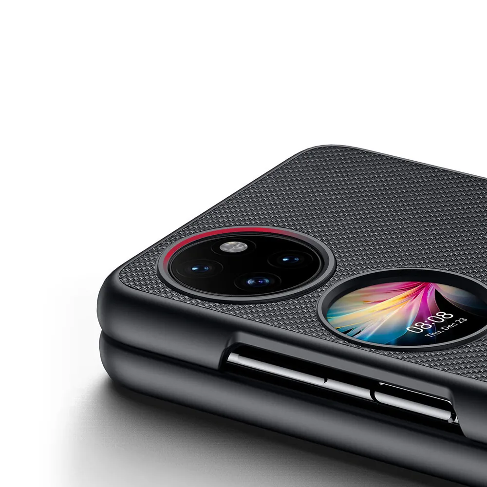 Dux Ducis Luxusní pouzdro Fino Nylon , Huawei P50 Pocket , černá, 6934913041970