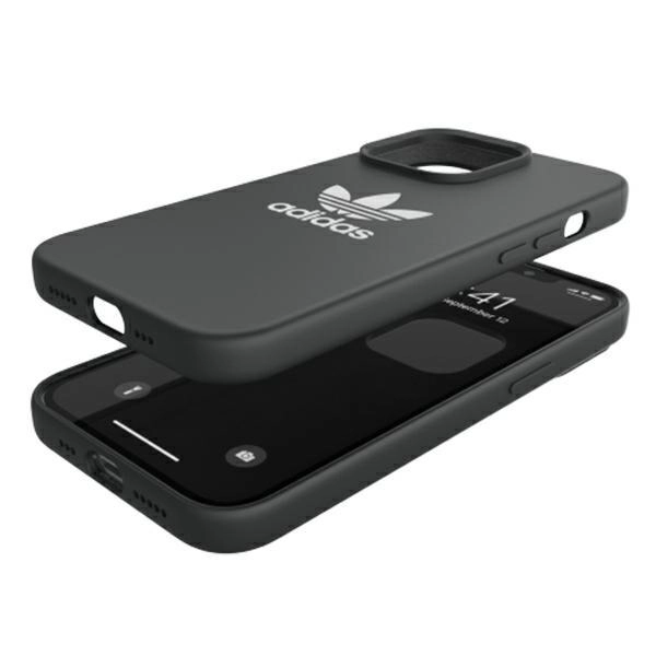 Originální pouzdro Adidas Silicone iPhone 13 Pro / 13 6,1" , černá/black 47122