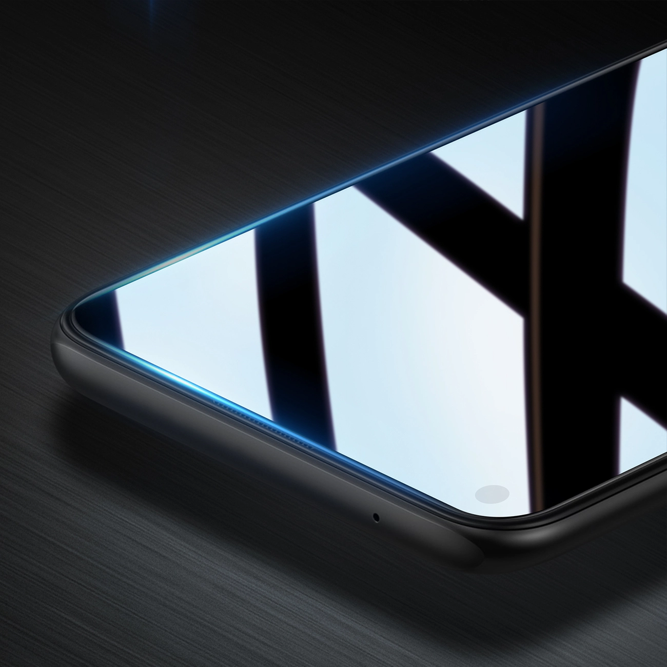 Dux Ducis Tvrzené sklo s rámečkem na celý displej 9D Vivo X80 Lite/V25, černá (case friendly), 6934913041055