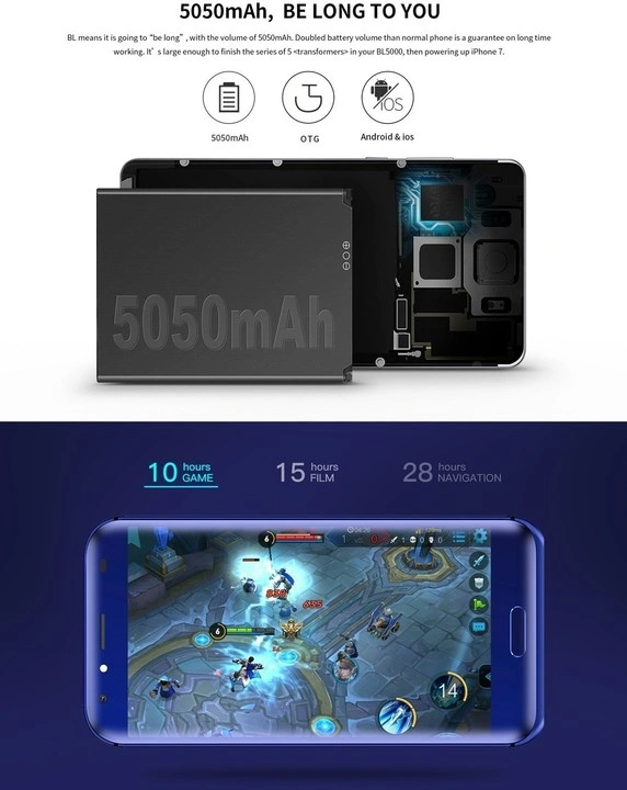 Doogee BL5000 DualSIM 4+64GB Black