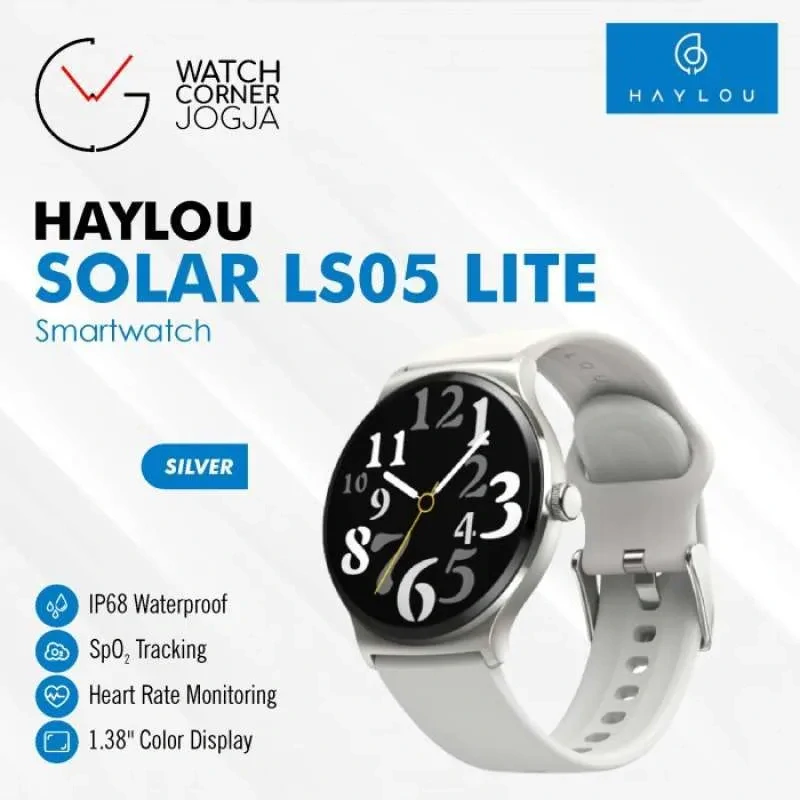 Xiaomi Haylou Solar Lite LS05, stříbrná