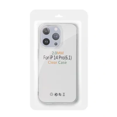 Pouzdro OEM CLEAR Case 2 mm pro iPhone 16 Pro (camera protection) transparent, 5903396304897