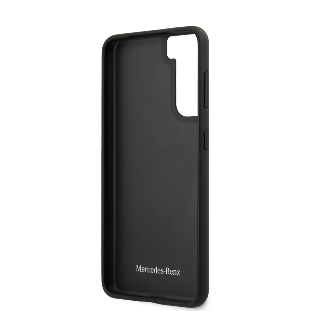 Mercedes kožené pouzdro Dynamic pro Samsung Galaxy S21+ 5G, černé, 3700740497968