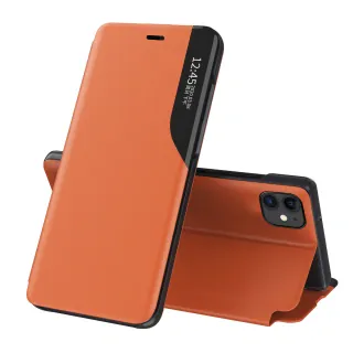 Flipové pouzdro Eco Leather View Case iPhone 13 mini , oranžová