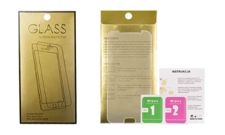Glass Gold tvrzené sklo na mobil pro MOTOROLA MOTO E30/E40, 5900217922827