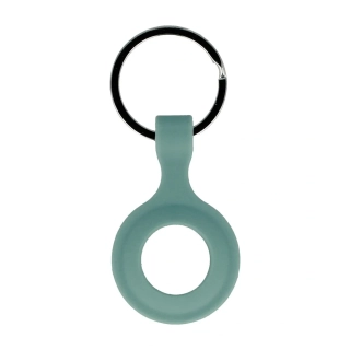 Silikonové pouzdro klíčenka pro Apple AirTag, tmavě zelená  5900217877530