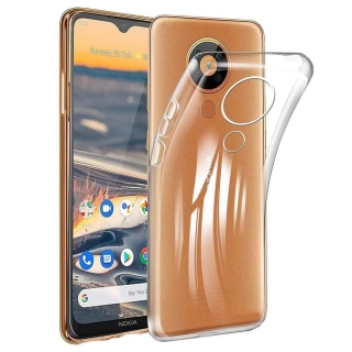 Forcell Pouzdro zadní kryt Ultra Slim 0,5mm pro - NOKIA 5.3 transparent 5903396087394